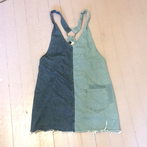 Jean two toned dress - Picture 1 of 5